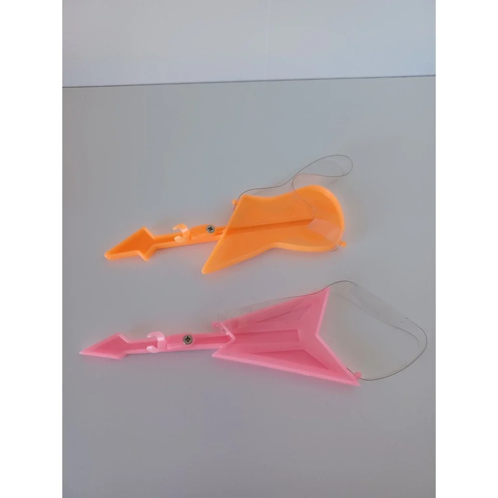 Vintage Barbie Shirt, 2 Stands, and 2 Barbie Sized Guitars Toy Collectible